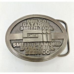 Oil Mine Drilco Datadril Smith Tools Diamond Dynamic Drill Servco‎ Belt Buckle